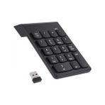 Brs Kablosuz Numpad Numerik Keypad Klavye Wireless - Siyah
