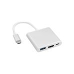 Brs Macbook Uyumlu Hdmı - Usb - Type-c Çevirici Adaptör 4k Type C To 3 Portlu