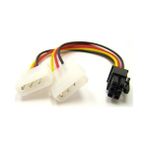 Brs Pcı E VGA Power Kablo 6 Pin To 2x4 Pin Molex Kablo