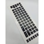 Brs Rusça İngilizce Notebook Klavye Sticker Etiketi Siyah PVC Malzeme ile Dayanıklı