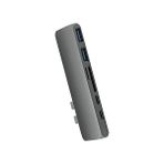 Brs Type-C 7 In 1 Multiport Alüminyum HDMI Dönüştürücü, 2xusb 3.0 Hub, Kart Okuyucu, 2xusb C