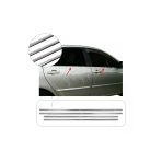 Brsplast Toyota Corolla Uyumlu 2002-2007 Krom Cam Çıtası 4 Parça Paslanmaz Çelik