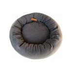 Brt Pet Simit Şeklinde Polar Kedi Yatağı 50 x 12 CM gri