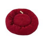 Brt Pet Simit Şeklinde Polar Kedi Yatağı 50 x 12 CM kirmizi