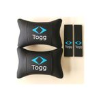 BRTSHOPPİNG Togg Oto Boyun Destek Yastığı ve Emniyet Kemeri Kılıfı – Ergonomik Set Premium Kalite