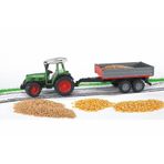 Bruder 02104 Fendt 209S Traktör ve Kırmızı Römork