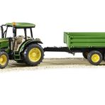 Bruder 02108 John Deere 5115M Traktör ve Römork