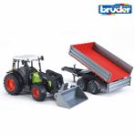 Bruder BR02112 Claas Nectis 267F Traktör ve Römork