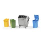 Bruder BR02607 Çöp Konteyniri Seti 1 Büyük 3 Küçük
