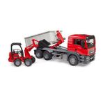 Bruder Man Tgs Damperli Ayrılabilen Kamyon Ve Schaffer Yükleyici 3767