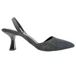 Brunhilde | Abiye Taşlı Topuklu Arkası Açık Stiletto