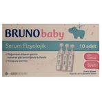 Bruno Baby Serum Fizyolojik 5 ml X 10 Adet Tek Kullanımlık Flakon