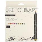 Bruno Visconti 22-0097 10 Renk Metalik Sketch Art