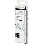 Bruno Visconti 30- 0118/03 Sketch Art 4 mm Grafit 6 Renk Pastel Profesyonel Kuru Boya Set