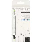 Bruno Visconti 6 Renk Graphics 22-0081/06 Sketch Art Çift Taraflı Markers