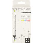 Bruno Visconti 6 Renk Pastel 22-0081/03 Sketch Art Çift Taraflı Markers