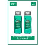Brut Original Hair&body Shower Gel 500 ml x 2 Adet Duş Jeli