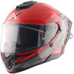 Brutale Surges Kask Black Red - Pinlock Dahil - 2XL