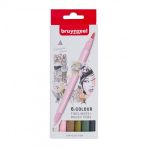 Bruynzeel 5789106 Tokyo Edition Fineliner Çift Taraflı Brushpen 6 Renk N:60325106 Kalem Seti