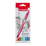 Bruynzeel 5789110 Rio De Janeiro Edition Fineliner Çift Taraflı Brushpen 6 Renk N:60325506 Kalem Seti