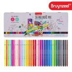Bruynzeel 60241036 Fineliners 36'lı Mix Teneke Kutu Çizim Kalemi Seti