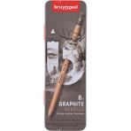 Bruynzeel Expression Graphite Eskiz Kalem Seti 6' Lı Metal Kutu
