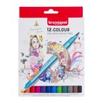 Bruynzeel Expression Serisi Fineliner Fırça Kalemi, Çift Uçlu - 12'li Paket