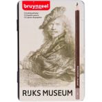 Bruynzeel Graphite Pencils Rijksmuseum Rembrandt Dereceli Karakalem Eskiz Çizim Seti 12'li
