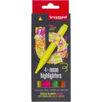 Bruynzeel Highlıghter Set - Floresan Kalem Seti 4 Renk - Renkli - Standart