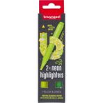 Bruynzeel Highlıghter Set Yellow/green - Floresan Kalem Seti Sarı/yeşil - Renkli - Standart