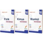 Bry Birey Eğitim Yayınları TYT AYT Fizik Kimya Biyoloji B Soru Bankası Fen Bilimleri Seti Gelişim Serisi