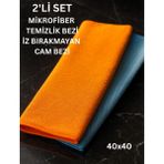Brz Clean 2’li Ekonomik Temizlik Seti – Cam ve Çok Amaçlı Mikrofiber Bez