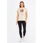 Brz Collection Baskılı Kadın T-Shirt