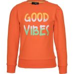 BRZ Collection Baskılı Kız Çocuk Sweatshirt - 8 Yaş - Turuncu