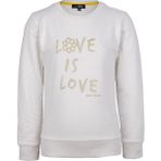 BRZ Collection Baskılı Kız Çocuk Sweatshirt - Ekru - 5 Yaş