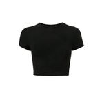 BRZ COLLECTION Kadın Baskısız Basic Crop T-shirt