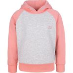 BRZ Collection Kız Çocuk Kapüşonlu Sweatshirt Hoodie - Gri Melanj - 10 Yaş
