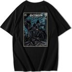 Brz Collection Unisex Oversize Batman T-shirt-siyah