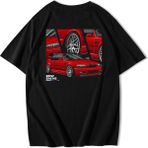 BRZ Collection Unisex Oversize Bmw E46 M3 T-Shirt - Siyah - XS