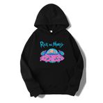 BRZ COLLECTION Unisex Oversize Rick and Morty Space Ship Hoodie