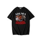 BRZ COLLECTION Unisex Oversize Sigma Patrick Bateman T-shirt