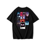 Brz Collection Unisex Oversize Spider-man: Into The Spider Verse T-shirt-siyah