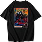 Brz Collection Unisex Oversize The Spectacular Spider-Man T-Shirt Siyah - XL