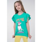 BRZ KIDS Kız Çocuk Kısa Kollu T-shirt