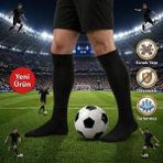 Bs Beyaz Shoes Futbol Çorabı Futbol Tozluk Futbol Halısaha Çorap Konç Halı Saha Çorabı Futbol Çorabı - 40 - 46 - Siyah