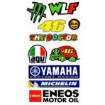BS. Elektronik Motosiklet Sticker Wlf Yamaha Sticker Agv-46-The Doctor - 9 - Renkli