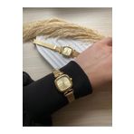 BS STILL hasır kordon minimal kadın kol saati modern gold renk vintage quartz