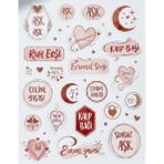 Bsb Aşk Manifest Telefon Laptop Notebook Tablet Defter Matara Stiker Etiket ST2483