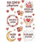 Bsb Aşk Manifest Telefon Laptop Notebook Tablet Defter Matara Stiker Etiket ST2490