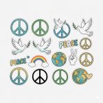 Bsb Barış Peace Telefon Laptop Notebook Tablet Defter Matara Stiker Etiket ST2324